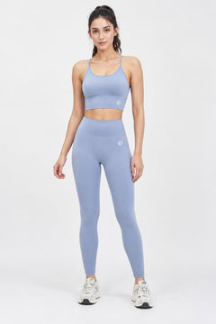 Racerback Gym Set in Light Blue, front view